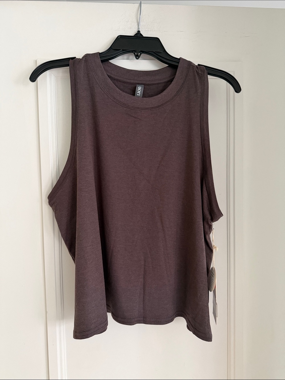 Z Supply Sleeveless Crewneck Tank in Deep Brown